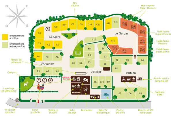 Lageplan von Belvédère de l'Obiou