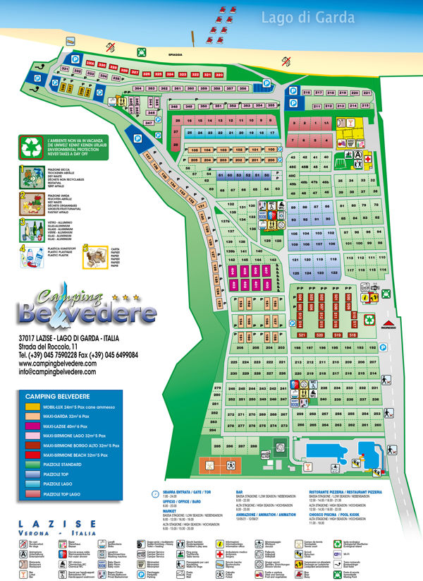 Lageplan von Belvedere (Lazise)