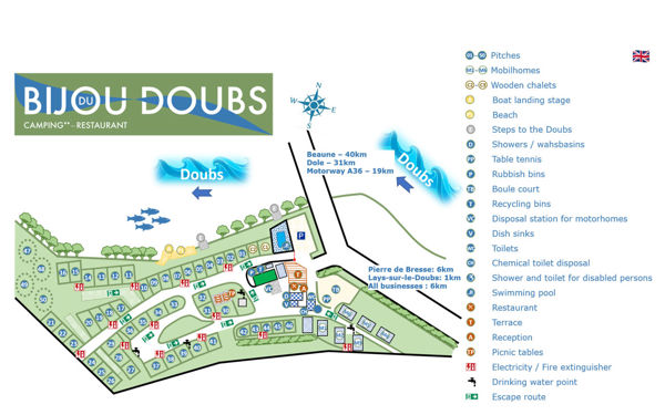 Lageplan von Bijou du Doubs