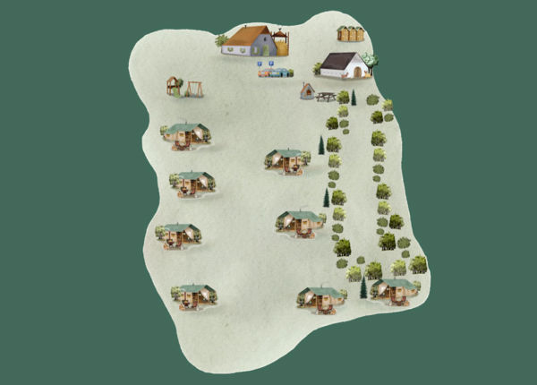 Lageplan von BoerenBed College Farm