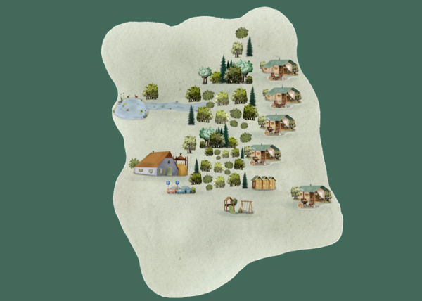 Lageplan von BoerenBed Hidcote Manor