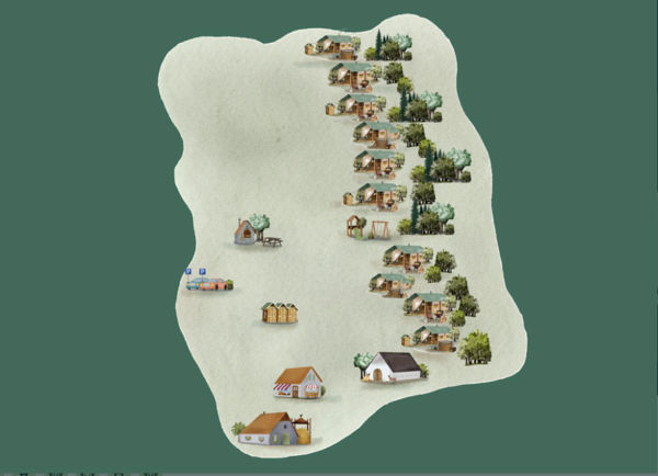 Lageplan von BoerenBed Landgoed Volenbeek