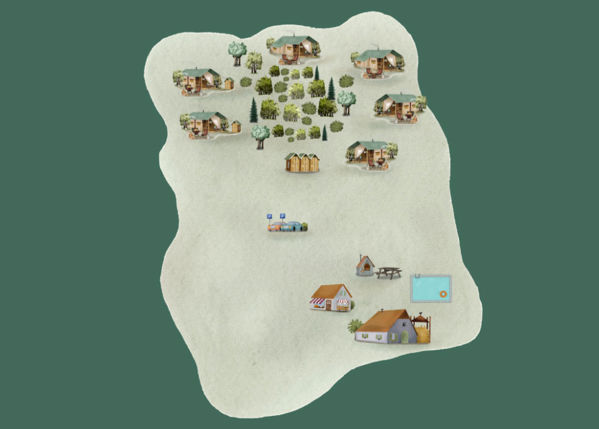 Lageplan von BoerenBed Moor Farm