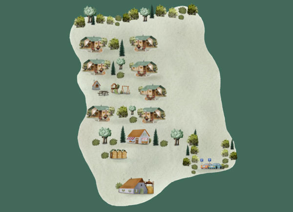 Lageplan von BoerenBed Sunninglye Farm