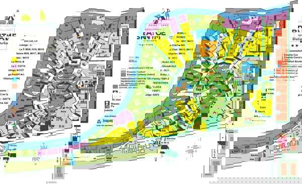 Lageplan von Brantôme Peyrelevade