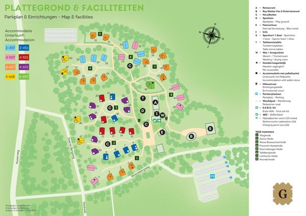 Lageplan von Buytenplaats Gooise Heide