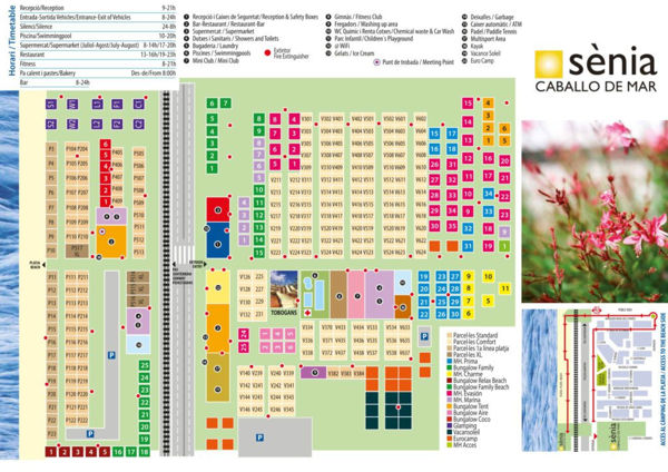 Lageplan von Caballo de Mar