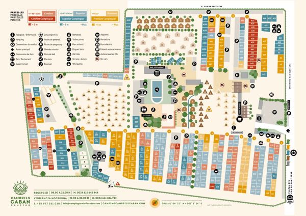 Lageplan von Cambrils Caban