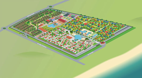 Lageplan von Cambrils Park