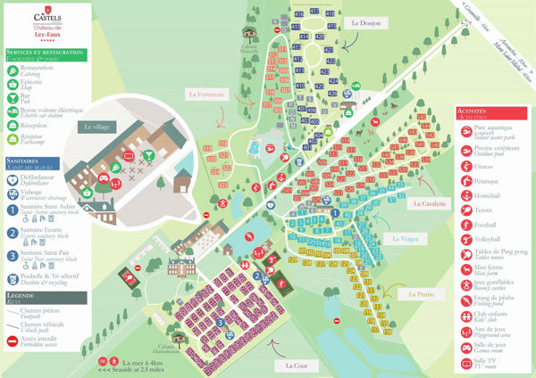 Lageplan von Château de Lez-Eaux