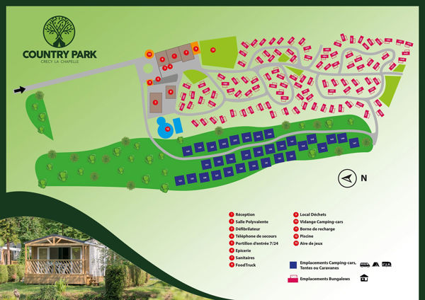 Lageplan von Country Park Crécy La Chapelle