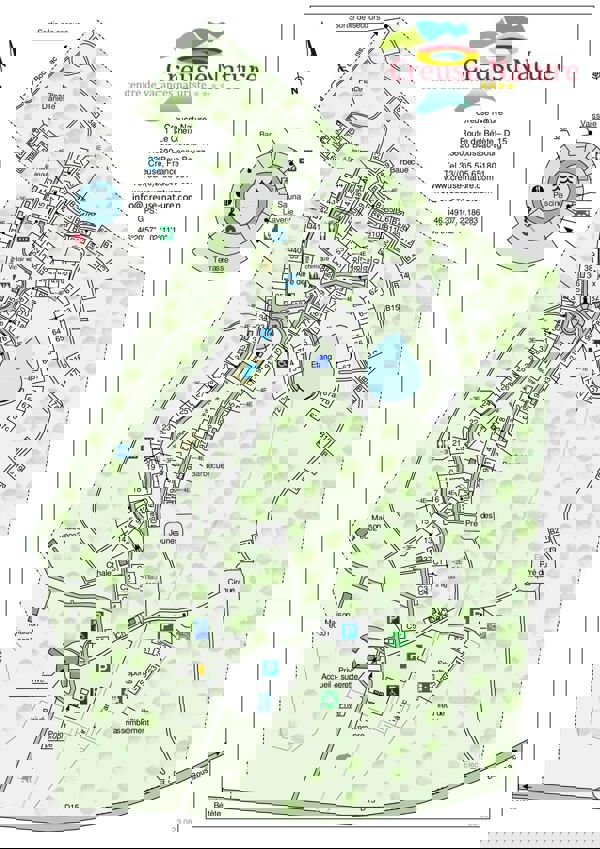 Lageplan von Creuse Nature FKK