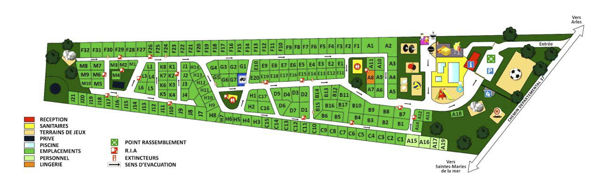 Lageplan von Crin Blanc