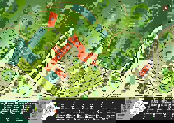 Lageplan von D'Arrouach Lourdes 