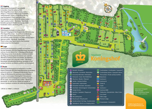 Lageplan von De Koningshof