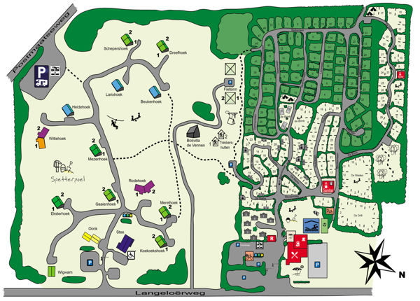 Lageplan von De Norgerberg