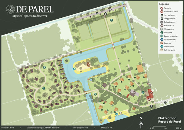 Lageplan von De Parel van Horsterwold