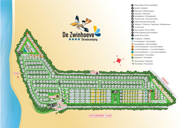 Lageplan von De Zwinhoeve