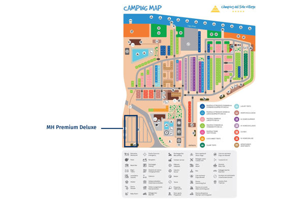 Lageplan von Del Sole 