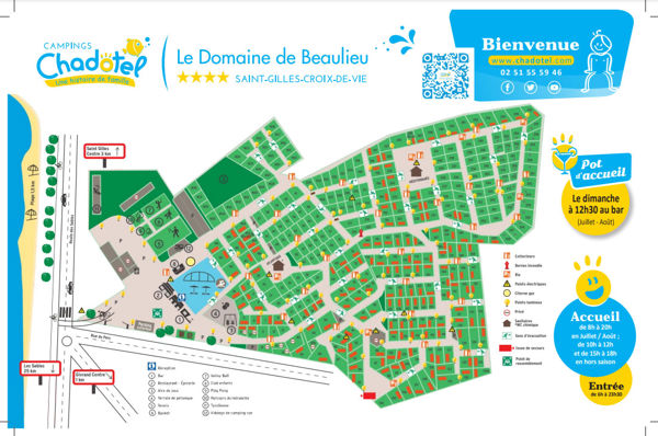 Lageplan von Domaine de Beaulieu