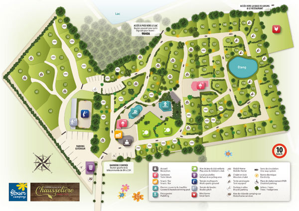 Lageplan von Du Lac de la Chausselière