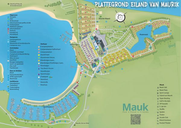 Lageplan von Eiland van Maurik