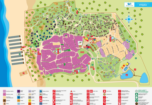 Lageplan von Etruria