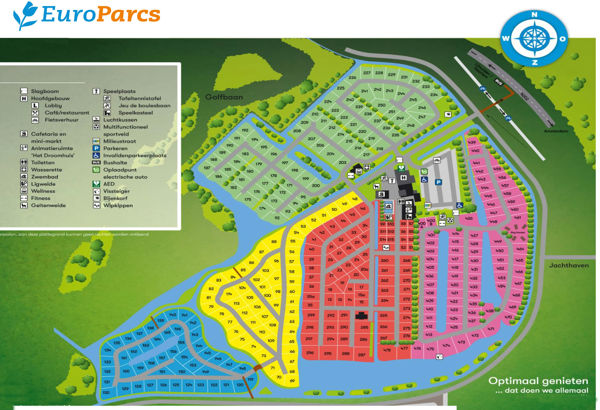 Lageplan von EuroParcs Buitenhuizen
