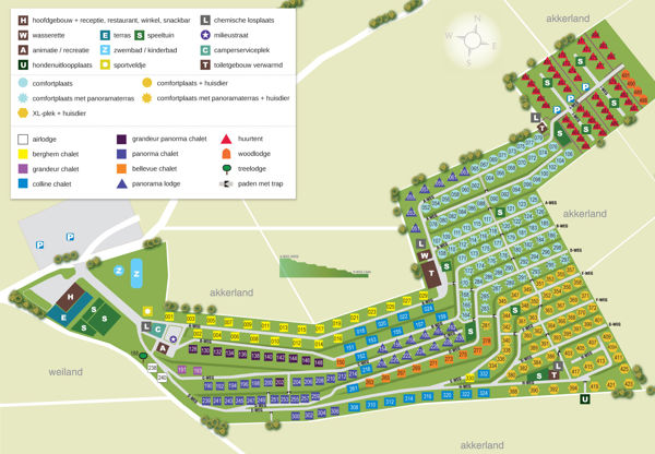 Lageplan von EuroParcs Gulperberg
