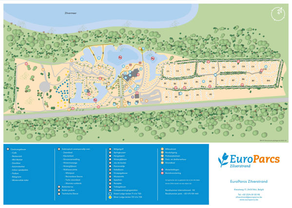Lageplan von EuroParcs Zilverstrand