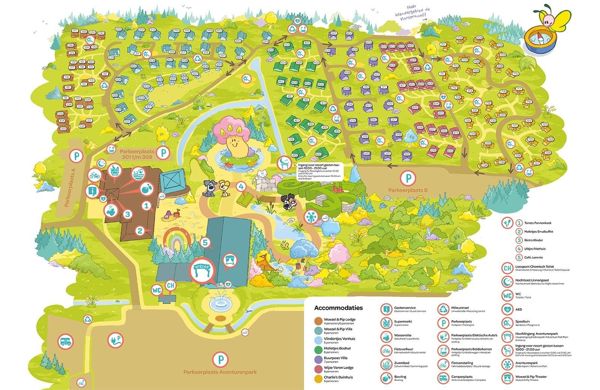 Lageplan von Familie Resort de Tovertuin