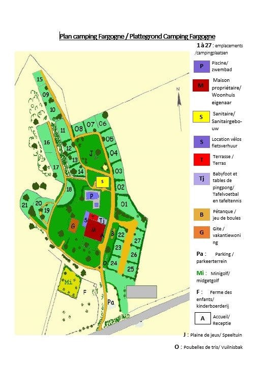 Lageplan von Fargogne