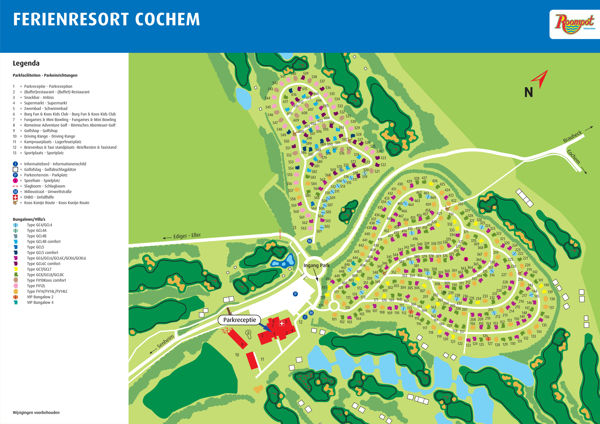 Lageplan von Ferienresort Cochem