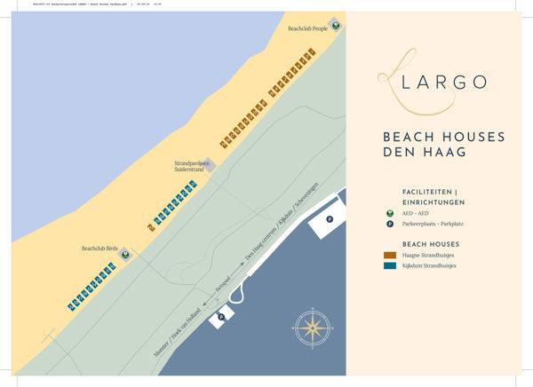 Lageplan von Haagse Strandhuisjes