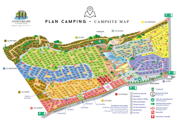 Lageplan von Holiday Green