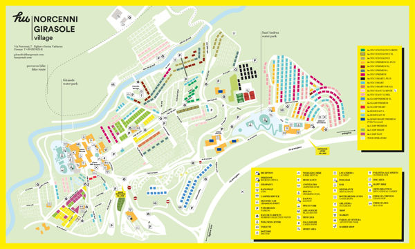Lageplan von hu Norcenni Girasole village