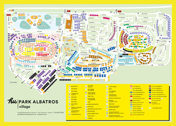 Lageplan von hu Park Albatros village