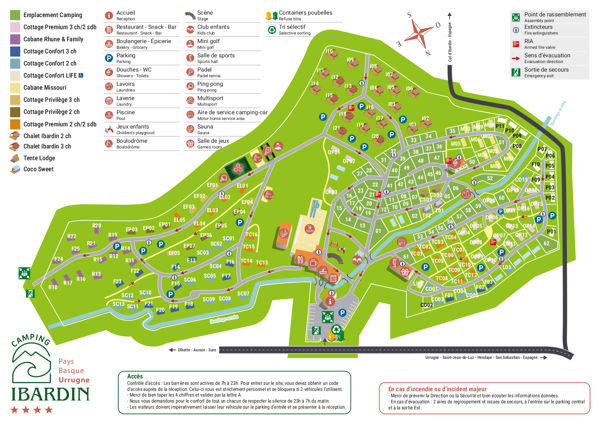 Lageplan von Ibardin