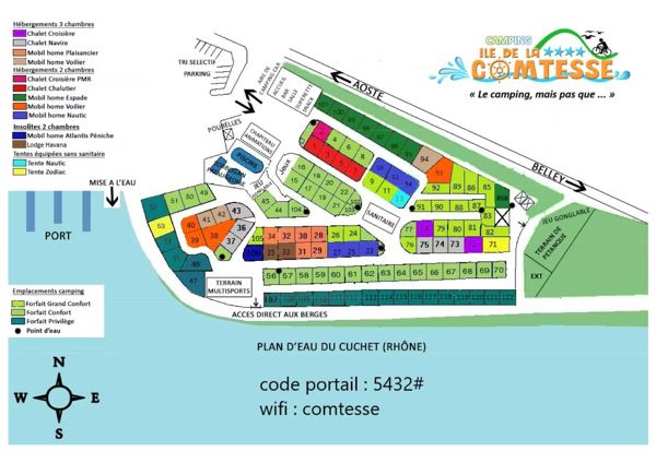 Lageplan von Ile de la Comtesse