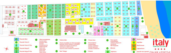 Lageplan von Italy Camping Village
