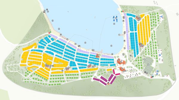 Lageplan von Jezera Lovišca