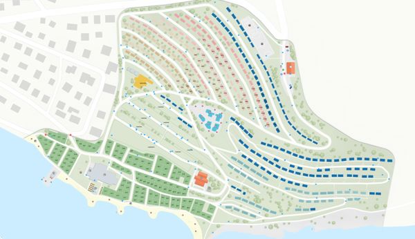 Lageplan von Klenovica