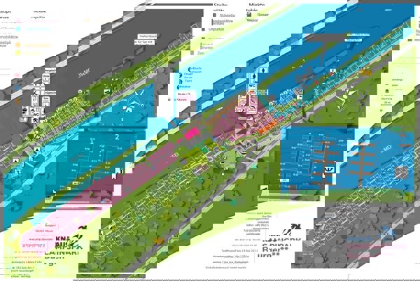 Lageplan von Knaus campingpark Burgen/Mosel