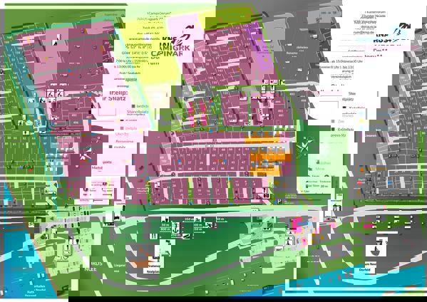 Lageplan von Knaus campingpark Dorum