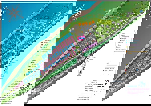 Lageplan von Knaus campingpark Rügen