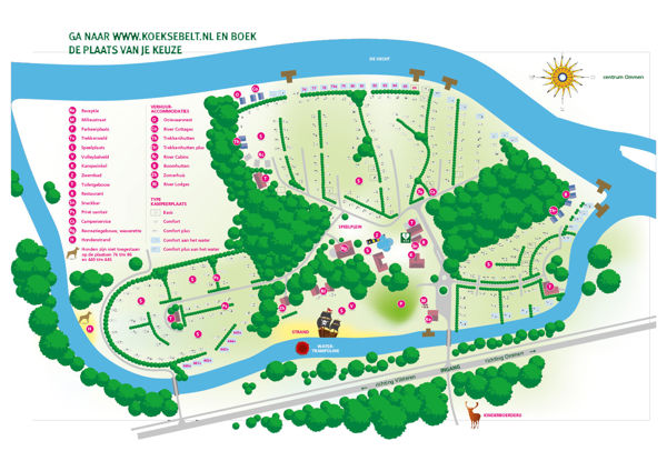 Lageplan von Koeksebelt