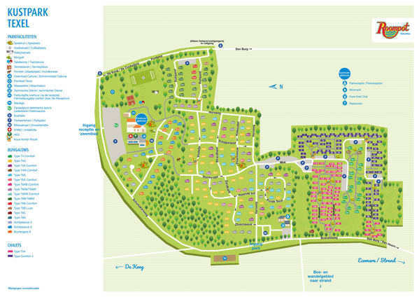 Lageplan von Kustpark Texel