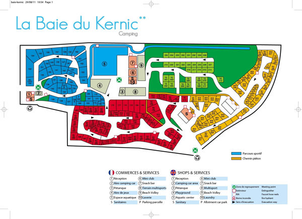 Lageplan von La Baie de Kernic