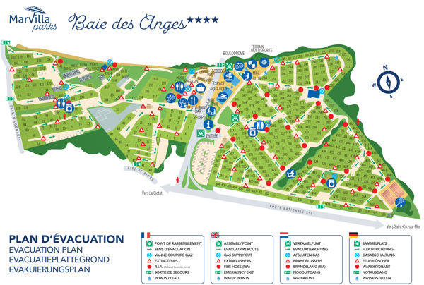 Lageplan von La Baie des Anges