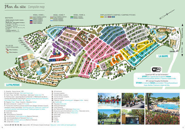 Lageplan von La Baume - La Palmeraie